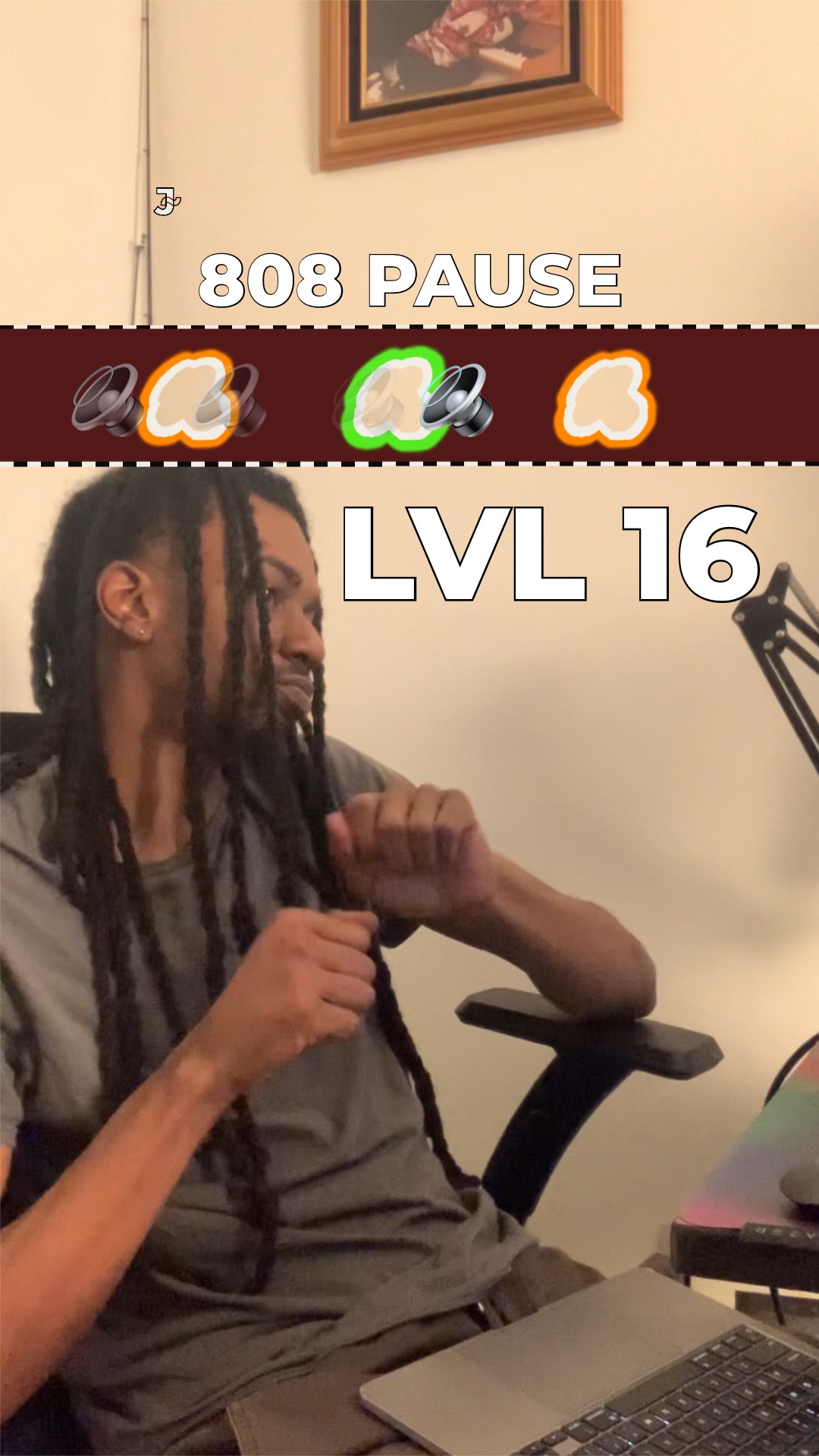 808 Pause level 16 board